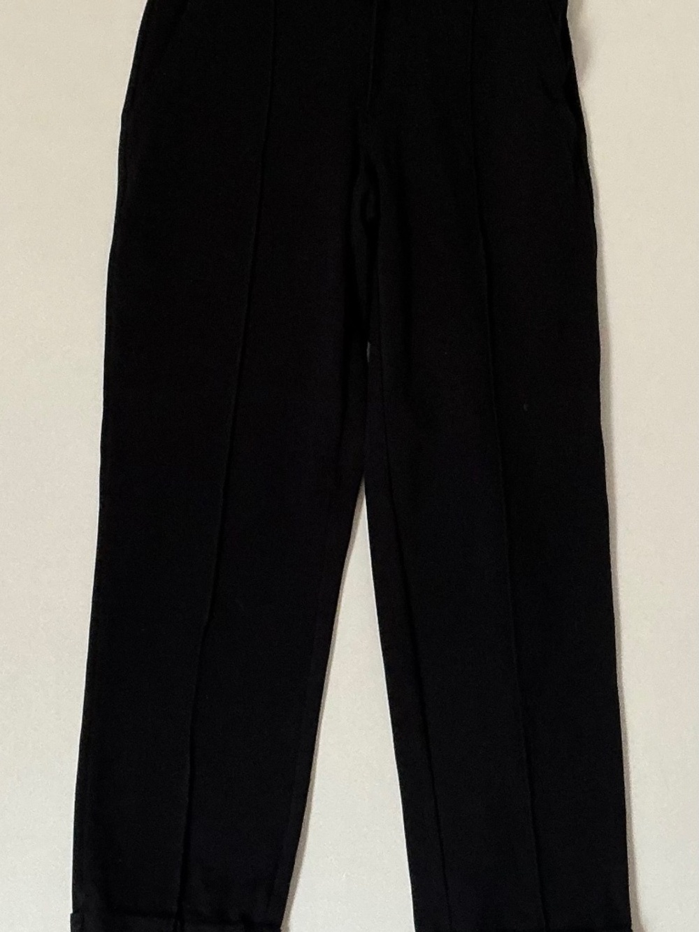 Land’s End starfish straight leg high rise black pants XS